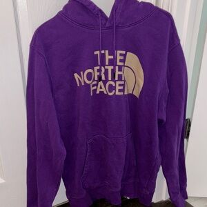 Men’s The North Face Purple and Tan Hoodie